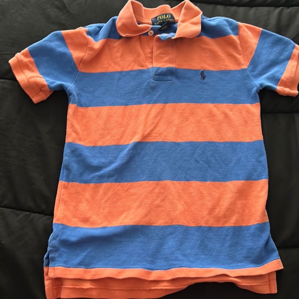 Boys POLO  Ralph Lauren collar short sleeve shirt